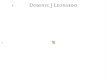 Tablet Screenshot of dominicleonardo.com